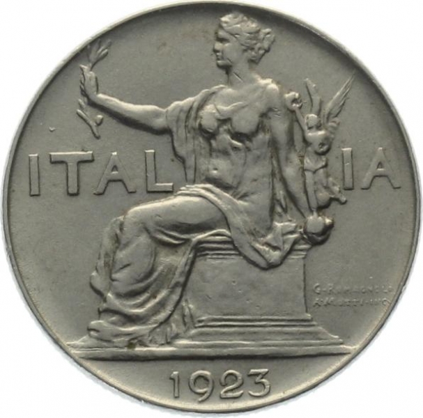 Italien 1 Lira 1923